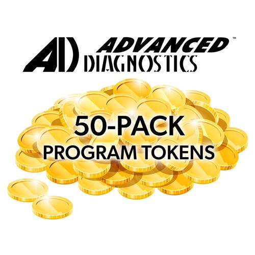 Advanced Diagnostics MVP-TK50 50 Program Tokens
