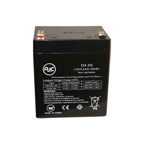Altronix BT124 Rechargeable Battery, 12VDC, 4AH