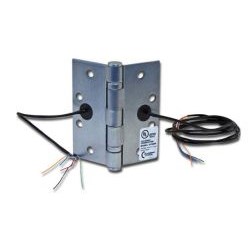Command Access ETH-4W4545-626 4 Wire, 5-Knuckle Standard Weight Energy Transfer Hinge, Satin Chrome
