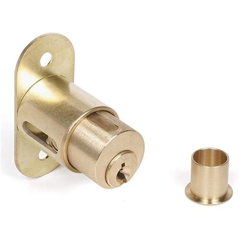 CCL 02290 US4 KA Pin Tumbler Sliding Door Lock, 7/8" Cylinder