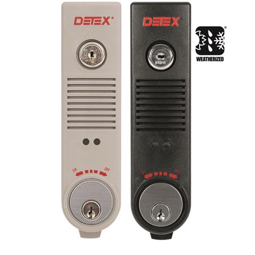 Detex EAX-500W Weatherized Exit Alarm, Less Cylinder