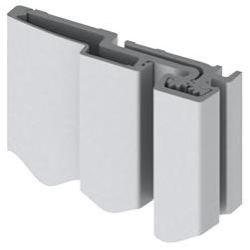 Hager 780-210 C 83" Roton Aluminum Continuous Geared Full Surface Hinge, Standard Duty, Clear Anodized