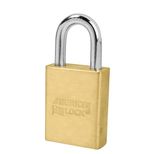 American Lock A3600WO Solid Brass Door Key Compatible 1-3/4" Padlock