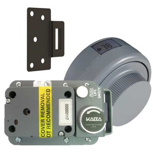 Kaba Mas CDX-10 Combination Door Unit with Non-Drill Resistant Hard Plate, #1 Strike, 521025/521030