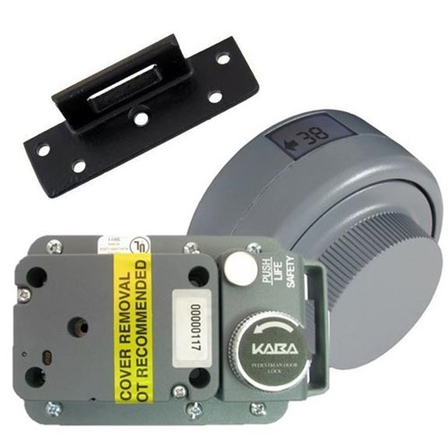 Kaba Mas CDX-10 Combination Door Unit with Non-Drill Resistant Hard Plate, #3 Strike, 521025/521032