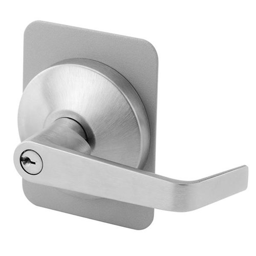 Falcon 914KIL Key-in-Lever Exit Device Trim, Dane Lever, Satin Stainless Steel