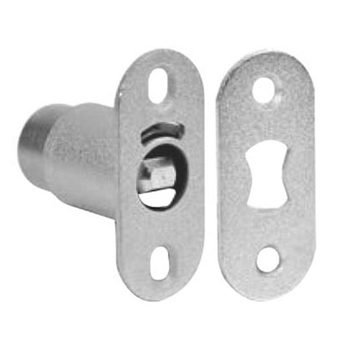 CompX National C8042-C415A-26D Sliding Door Lock, Disc Tumbler, 7/8" Cylinder Length, Satin Chrome