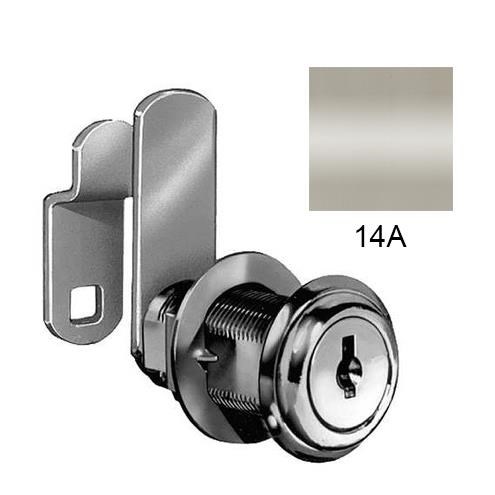 CompX National C8052-C415A-14A KA Cam Lock, Disc Tumbler, 5/8" Length, Bright Nickel