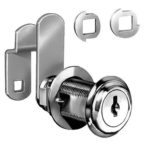 CompX National C8060-C413A-14A Cam Lock, 1-3/4" Cylinder Length, Bright Nickel