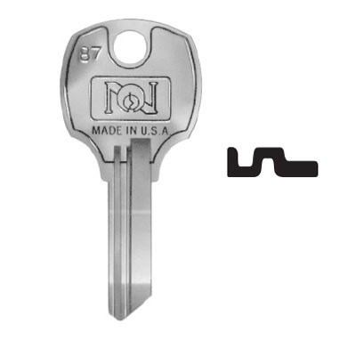 CompX National D8789 Cabinet Lock Key Blank