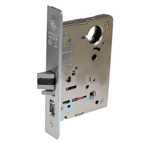Sargent BP-8205 26D Grade 1 Office Mortise Lock, Body Only with Front and Strike, Non-Handed, Satin Chrome
