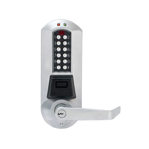 Kaba E5731BWL-626-41 E-Plex PIN/Proximity/Dual Credential Electronic Pushbutton Lever Lock, BEST IC Keyway