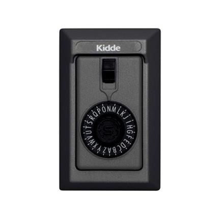 Kidde S5 000404 KeySafe Permanent 5-Key Spin Dial Combination Key Box, Black