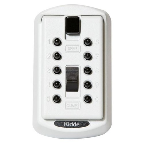 Kidde 001370 S6 KeySafe original 2-Key Slimline Lock Box, White