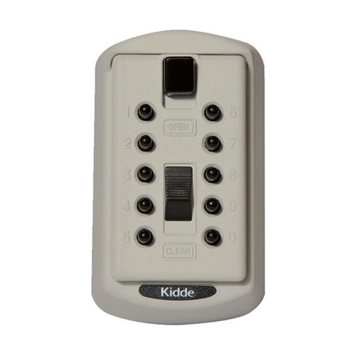 Kidde 001371 S6 KeySafe original 2-Key Slimline Lock Box, Clay