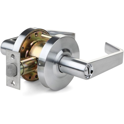 NSP LC2676 R CTL 26D Grade 2 Privacy Lever, Satin Chrome