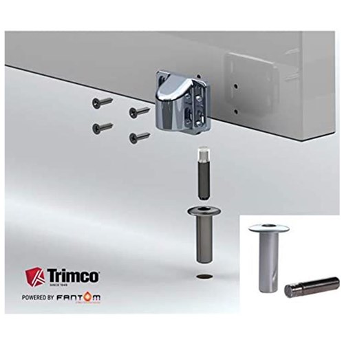 Trimco FANTOM-F Fire Magnetic Concealed Doorstop, Fire-rated