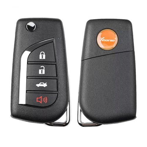 Xhorse Remote Toyota Style Flip Key 4-btn (Wired) - XKTO10EN